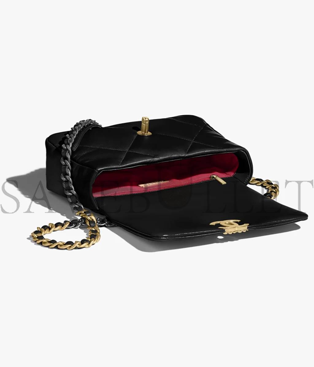 Ch*el 19 handbag gold hardware as1160 b04852 94305 (26*16*9cm)